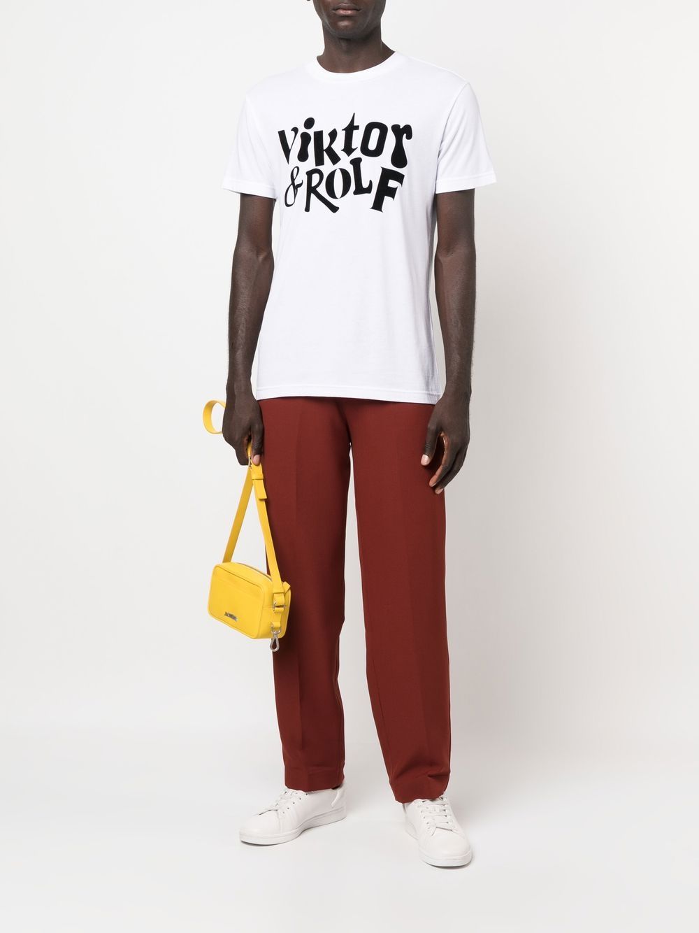 Viktor & Rolf T-shirt met logoprint - Wit