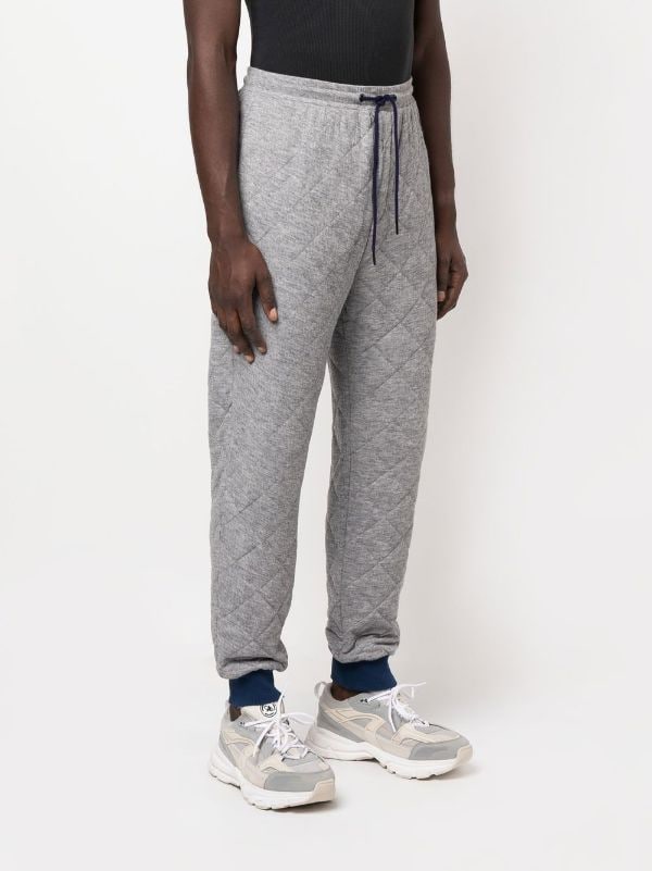 Quilted best sale joggers mens