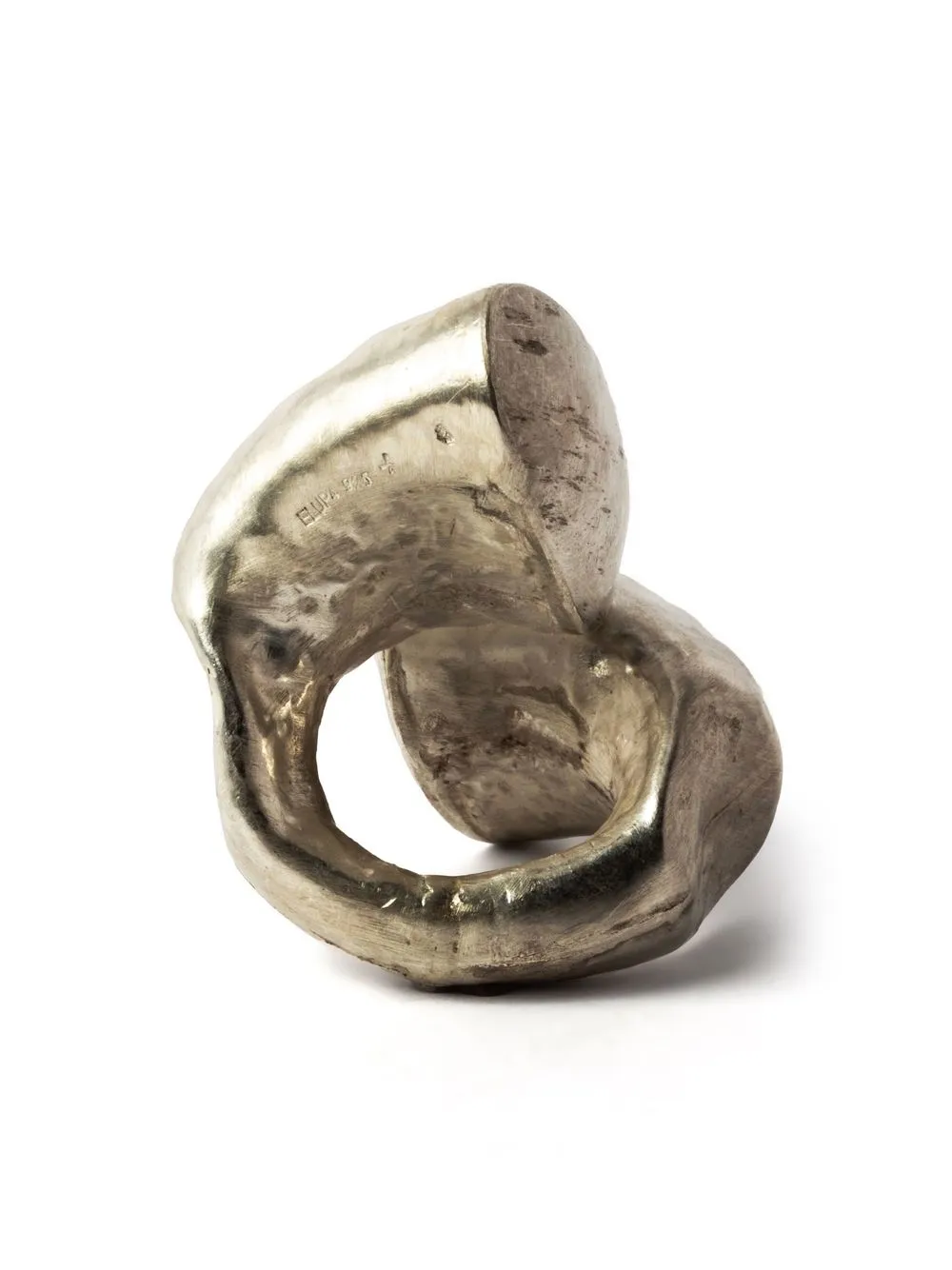 PARTS OF FOUR TWISTED DRUID STERLING-SILVER RING 
