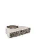 Parts of Four Cresent Bridge ring - Silver