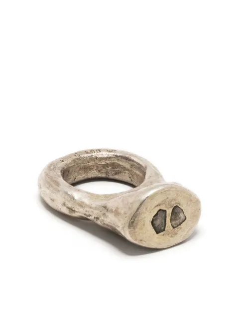 Parts of Four anillo Tall Roman con diamantes