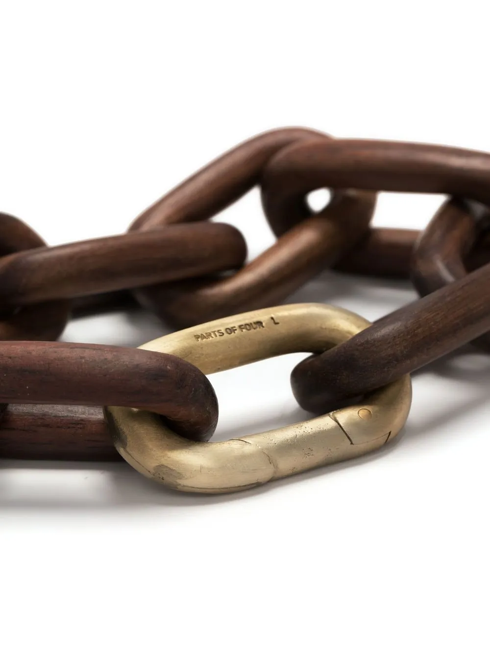  Parts Of Four Infinity Chain Bracelet - Brown 