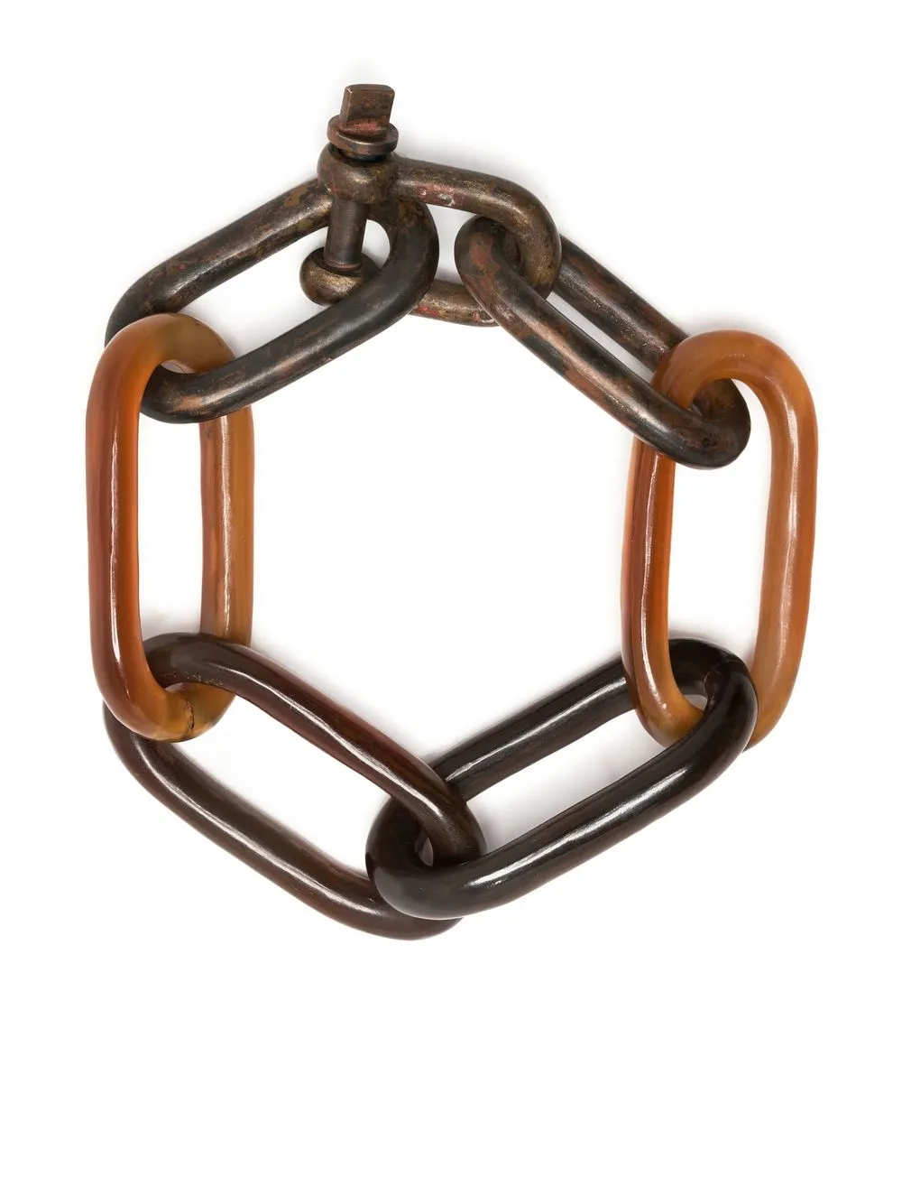 

Parts of Four Charm Chain bracelet - Brown