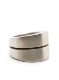 Parts of Four Crevice silver ring
