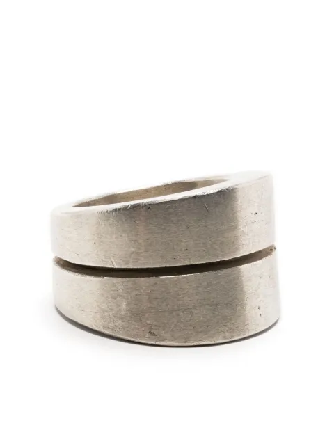 Parts of Four Crevice silver ring