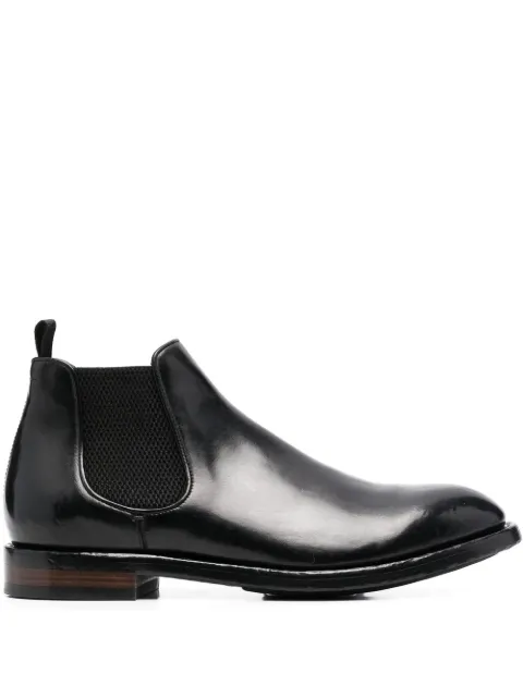 Officine Creative elasticated-panel leather boots