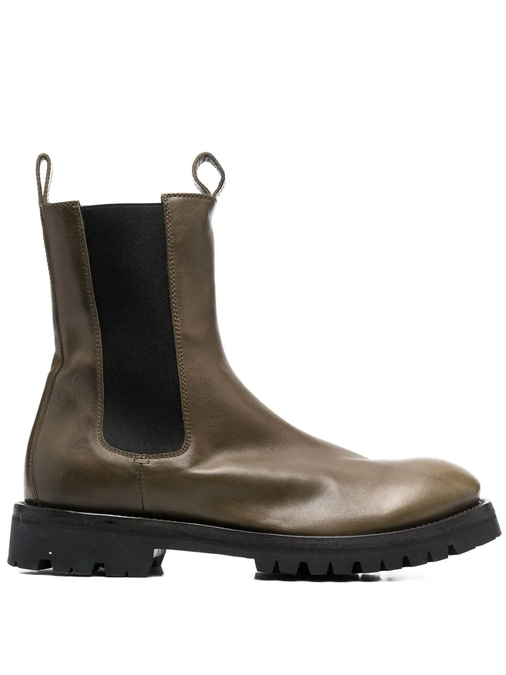 

Officine Creative botas con paneles elásticos - Verde