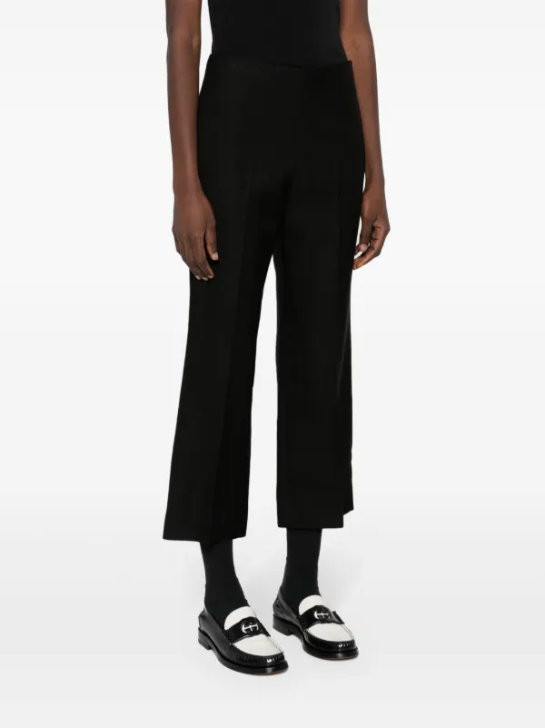 パンツ Gucci / cropped pant 46 Gucci dart-detail Cropped Trousers | Black | FARFETCH CA
