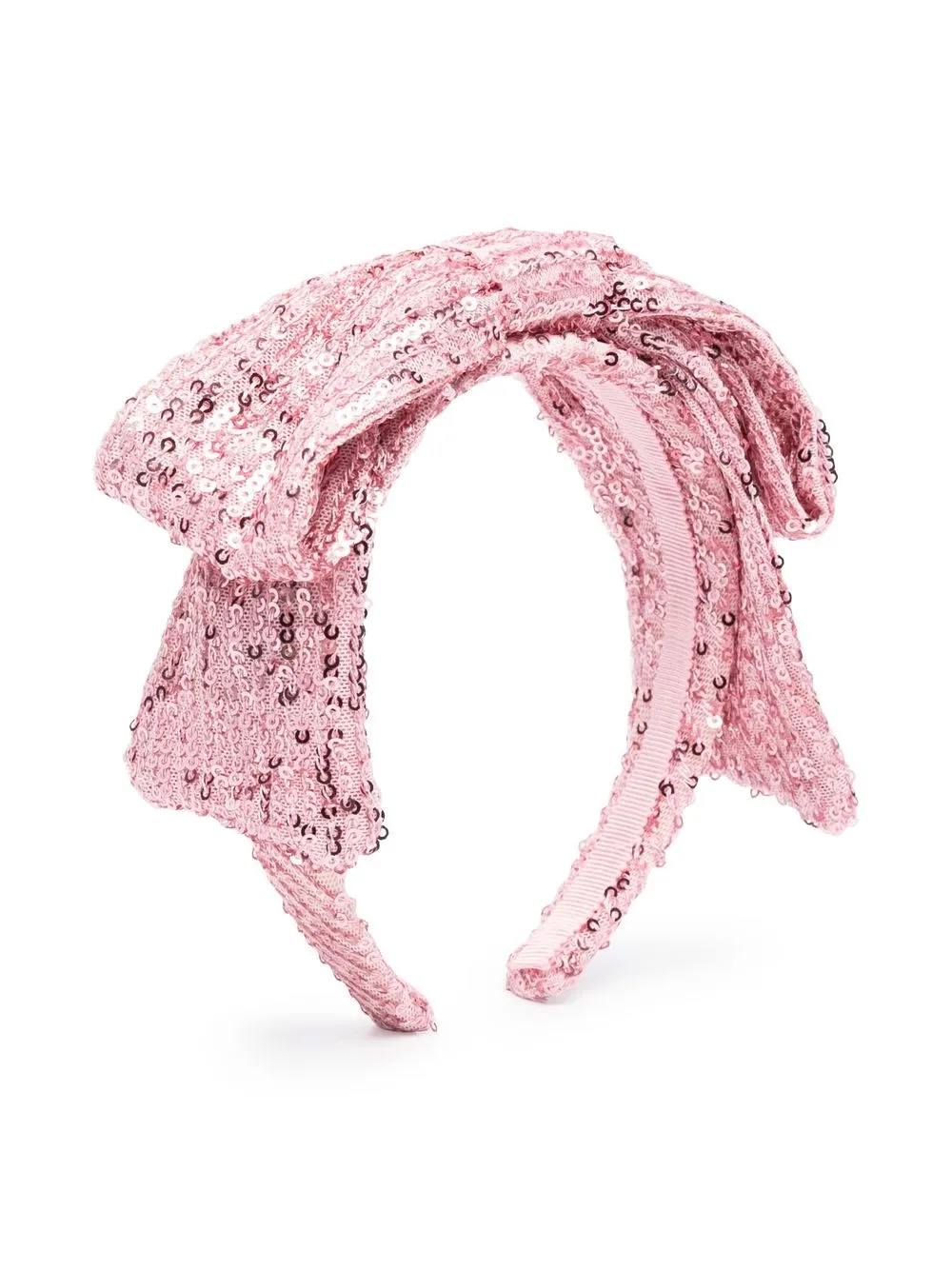 Monnalisa Kids' Sequin-embellished Head Band In Pink