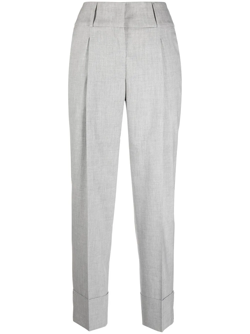 

Peserico cropped tailored trousers - Grey