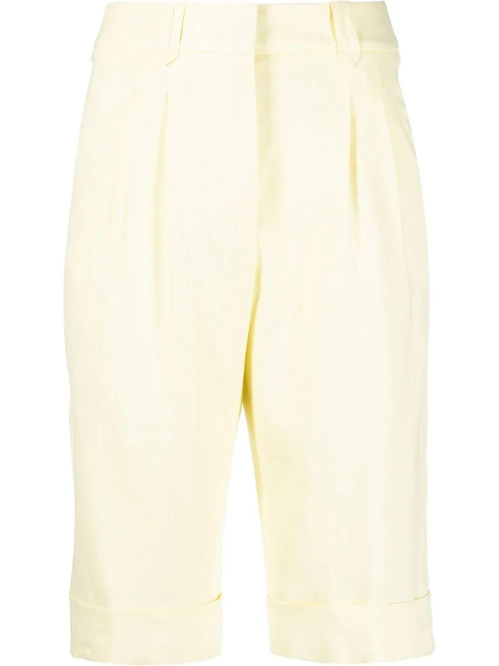 

Peserico knee-length tailored shorts - Yellow