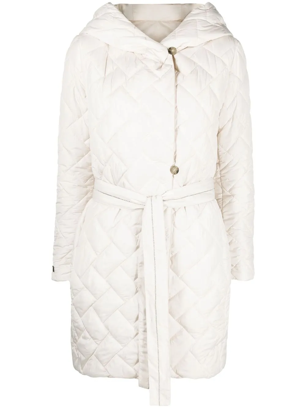 

Peserico reversible quilted coat - Neutrals