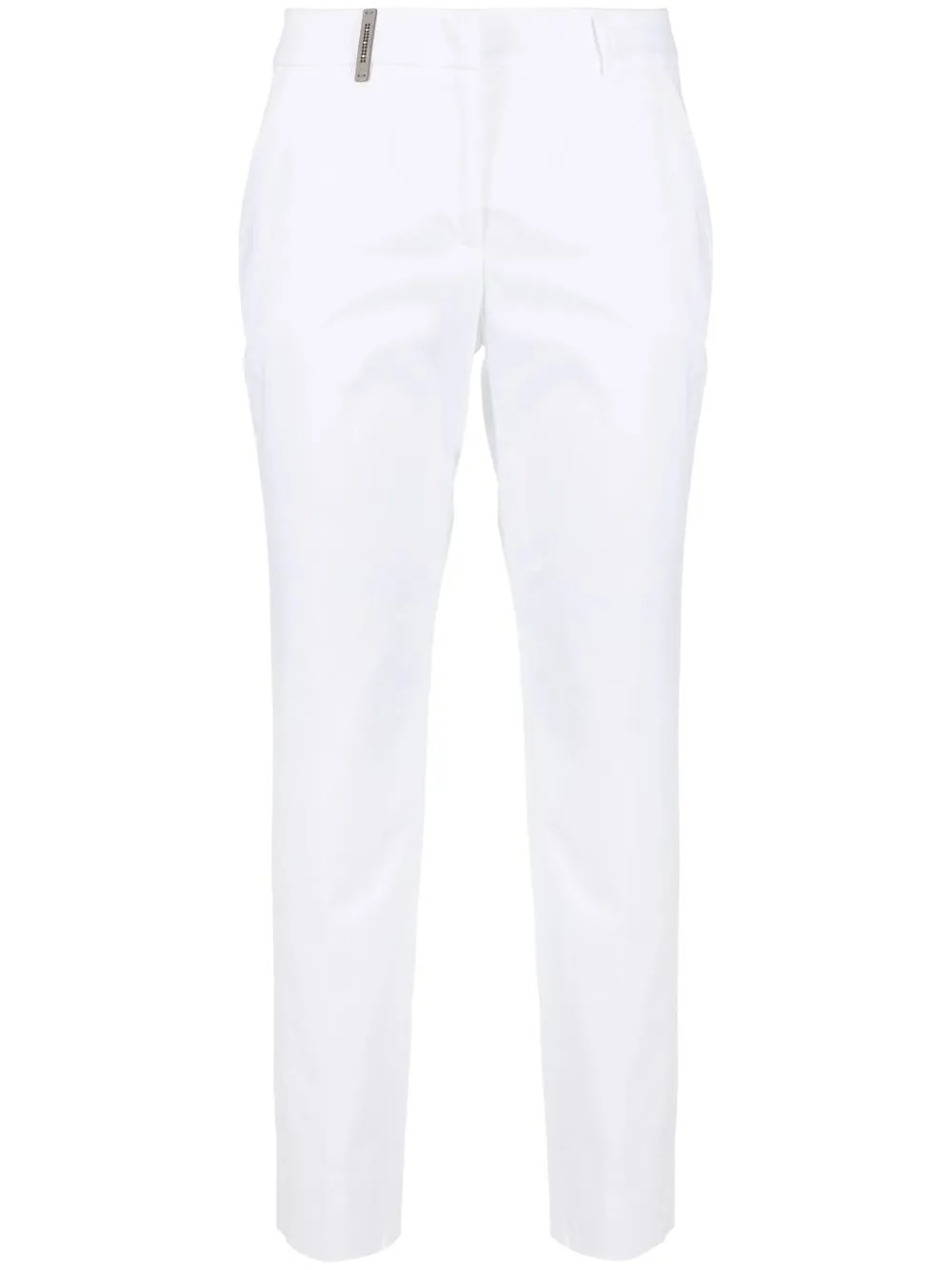 

Peserico pantalones capri slim - Blanco