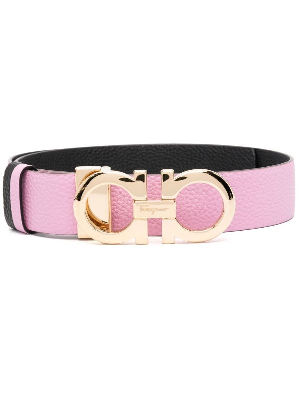 purple ferragamo belt