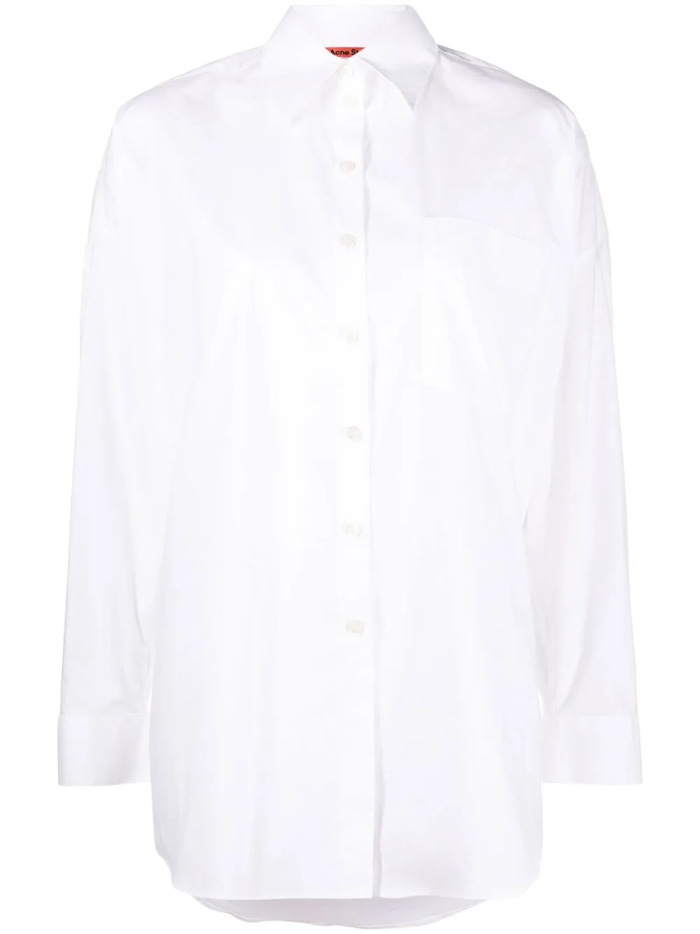 

Acne Studios camisa con bolsillo de parche - Blanco