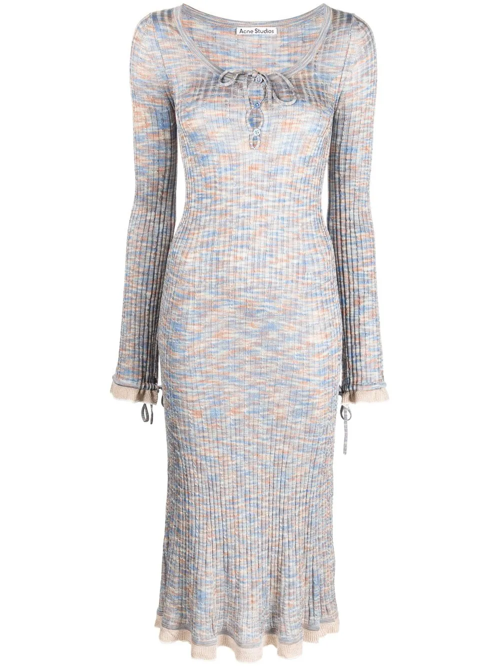 

Acne Studios cable-knit midi dress - Blue