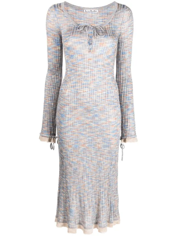 Acne Studios cable-knit Midi Dress 
