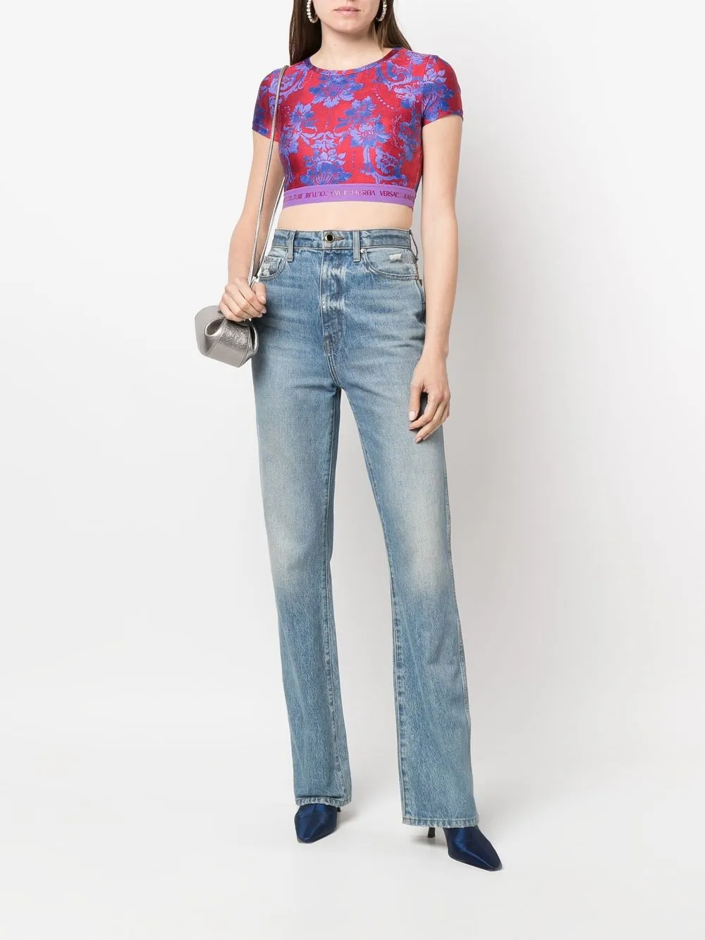 Versace Jeans Couture Cropped top - Rood