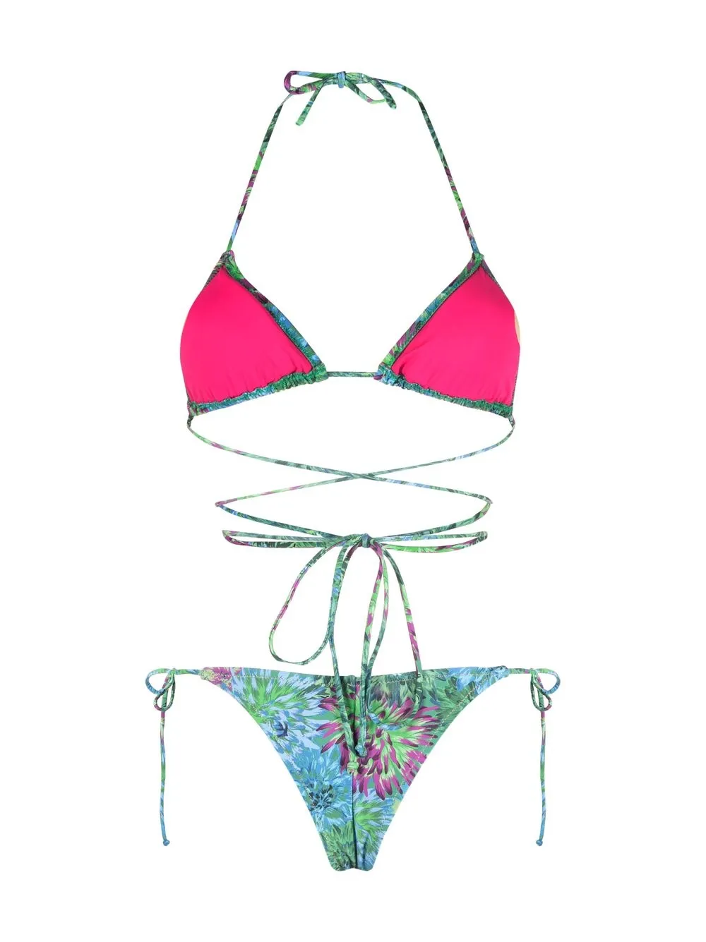 Reina Olga Miami floral-print bikini set | Bikinis | Image 2