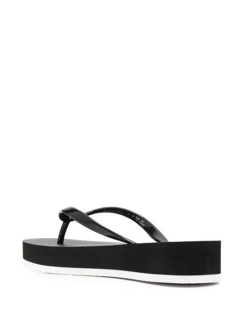 Ea7 Emporio Armani logo-print Flip Flops - Farfetch