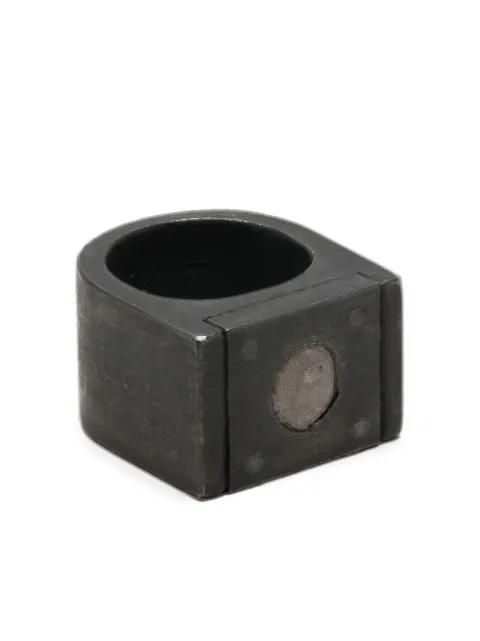 Parts of Four anillo Plate Single con diamante