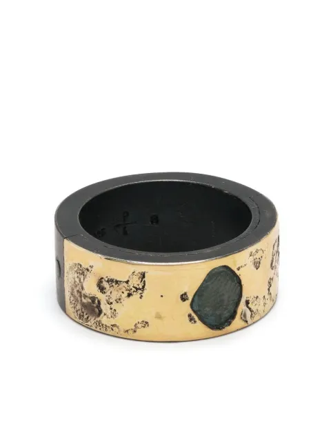 Parts of Four anillo Sistema bañado en oro