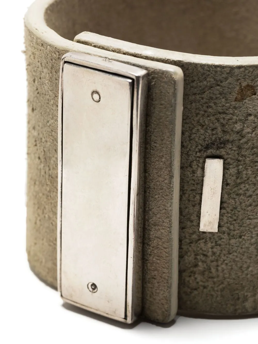 Parts Of Four Wide Leather Bracelet In 中性色