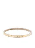 Parts of Four Sistema gold-plated sterling silver bangle