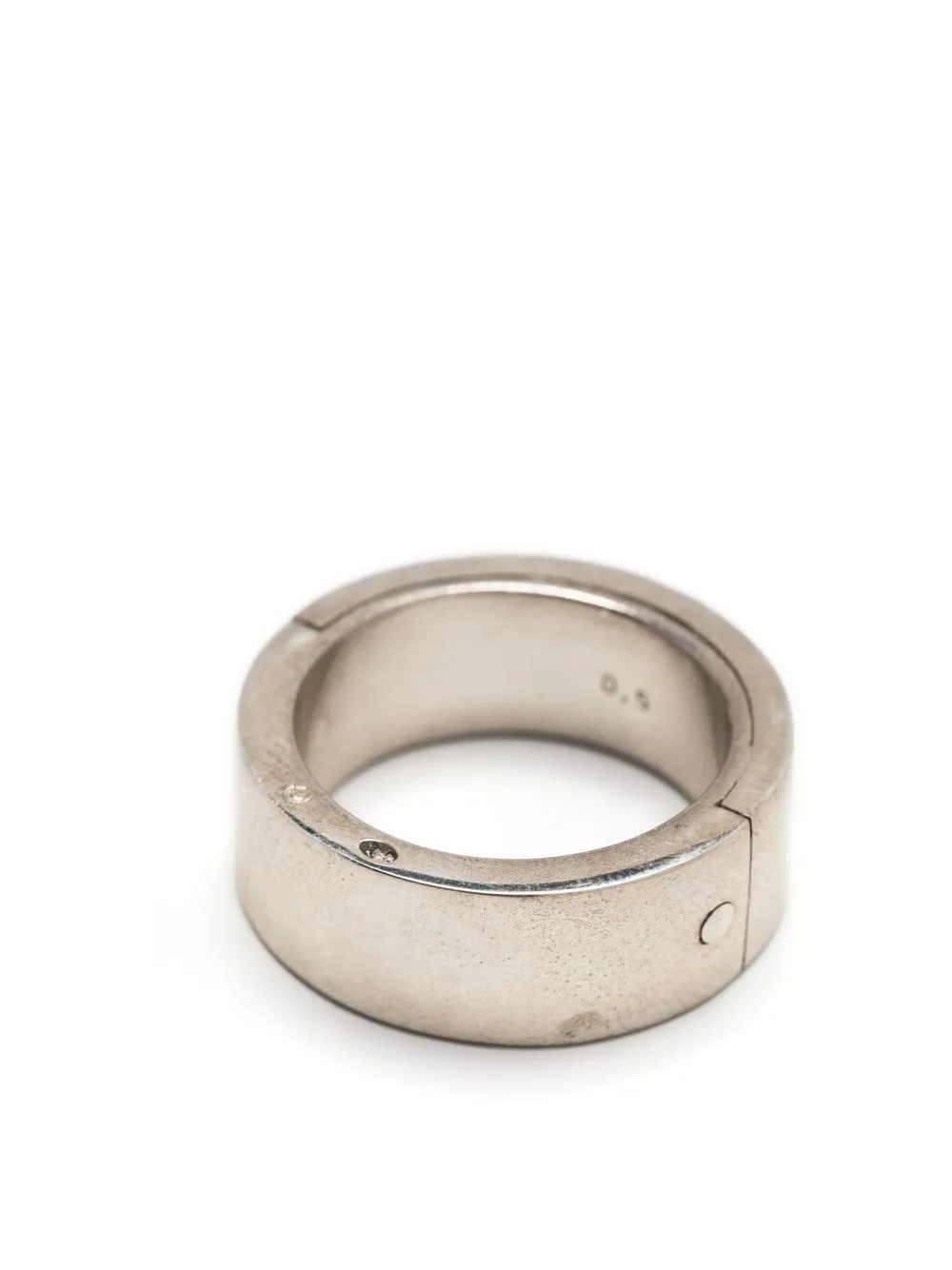 Shop Parts Of Four Sistema Black Diamond Ring In 银色