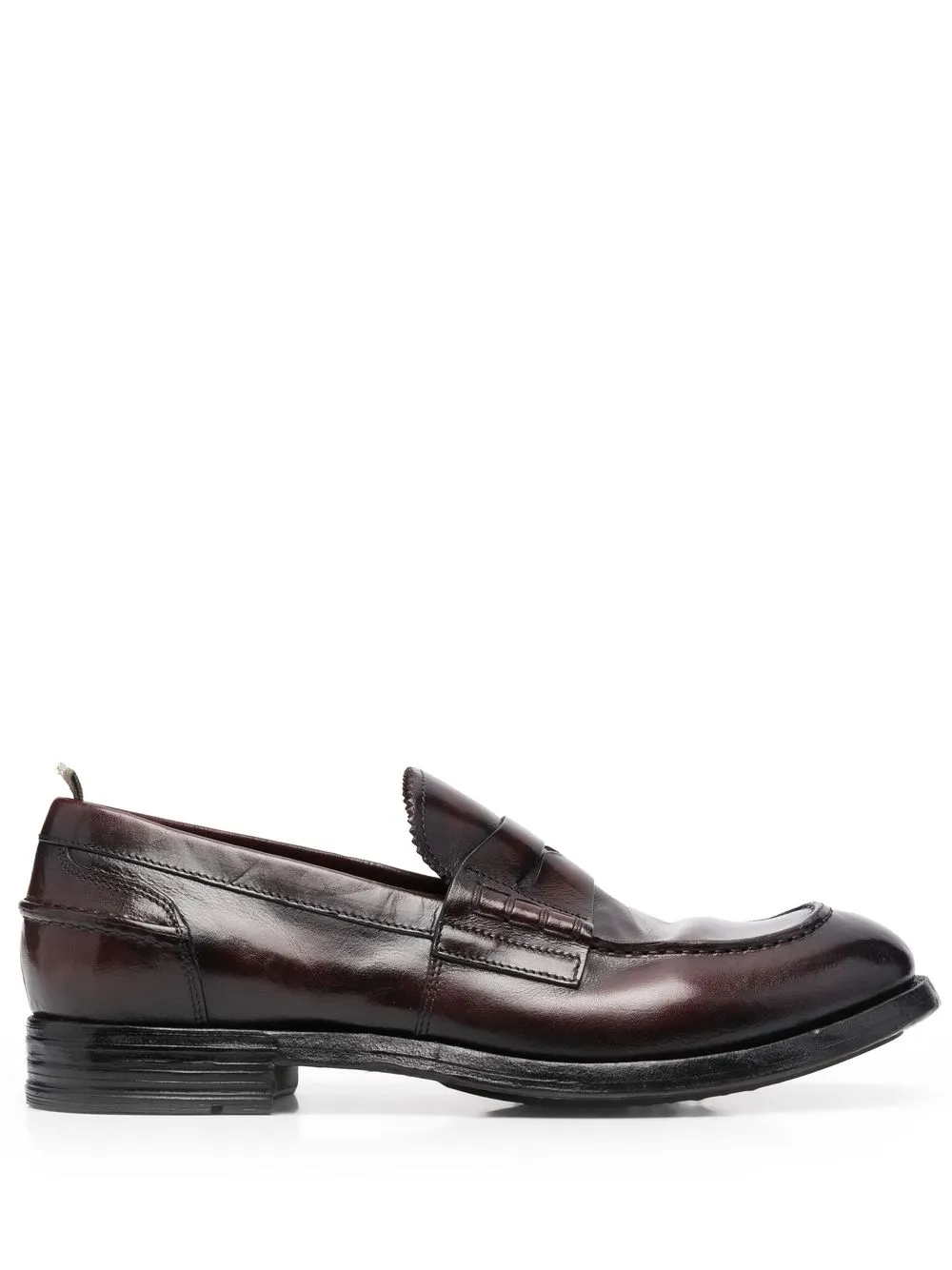 

Officine Creative penny-slot leather loafers - Brown