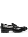 Officine Creative slip-on leather penny loafers - Black