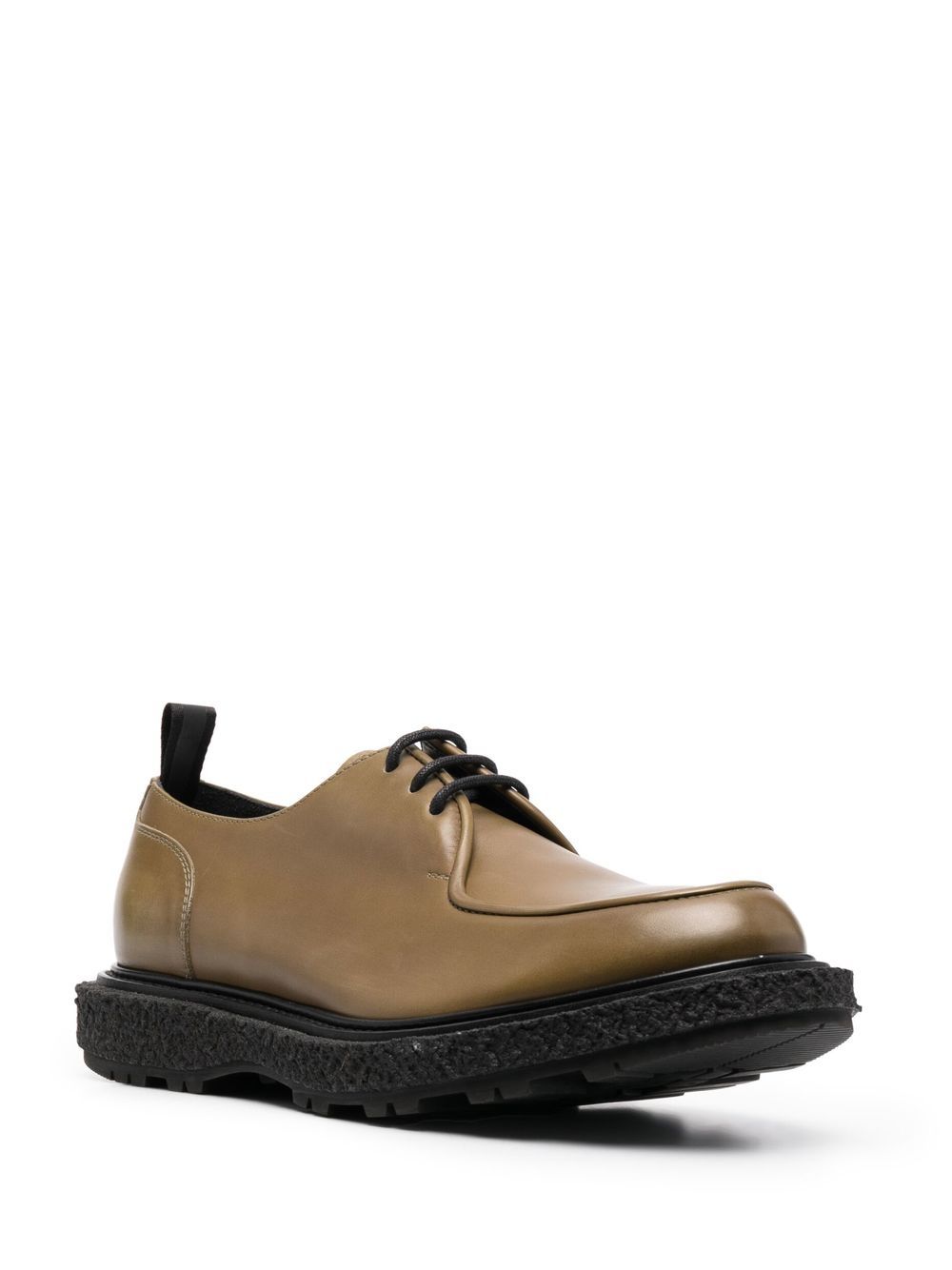 Officine Creative Press leren derby schoenen - Groen