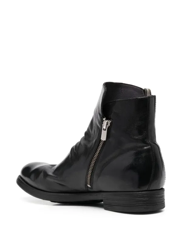 Officine Creative レザー アンクルブーツ | ブラック | FARFETCH JP