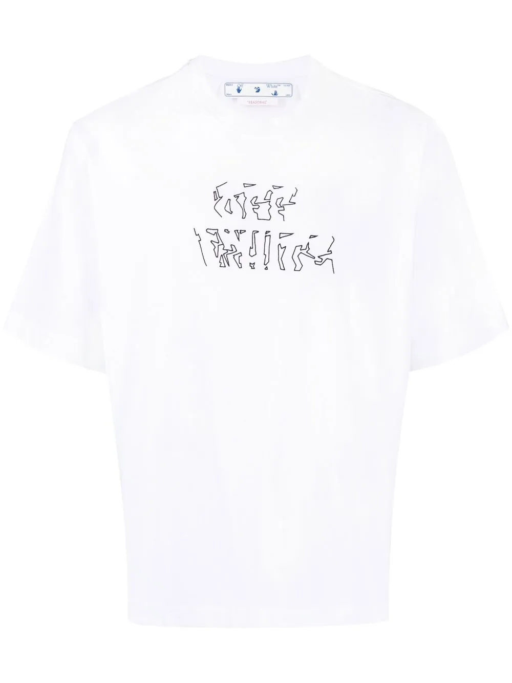 

Off-White playera con motivo Arrows - Blanco