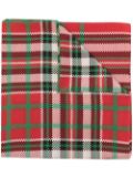 Saint Laurent Pre-Owned 1990s YSL plaid-check silk scarf - Red