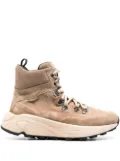 Officine Creative suede lace-up boots - Neutrals