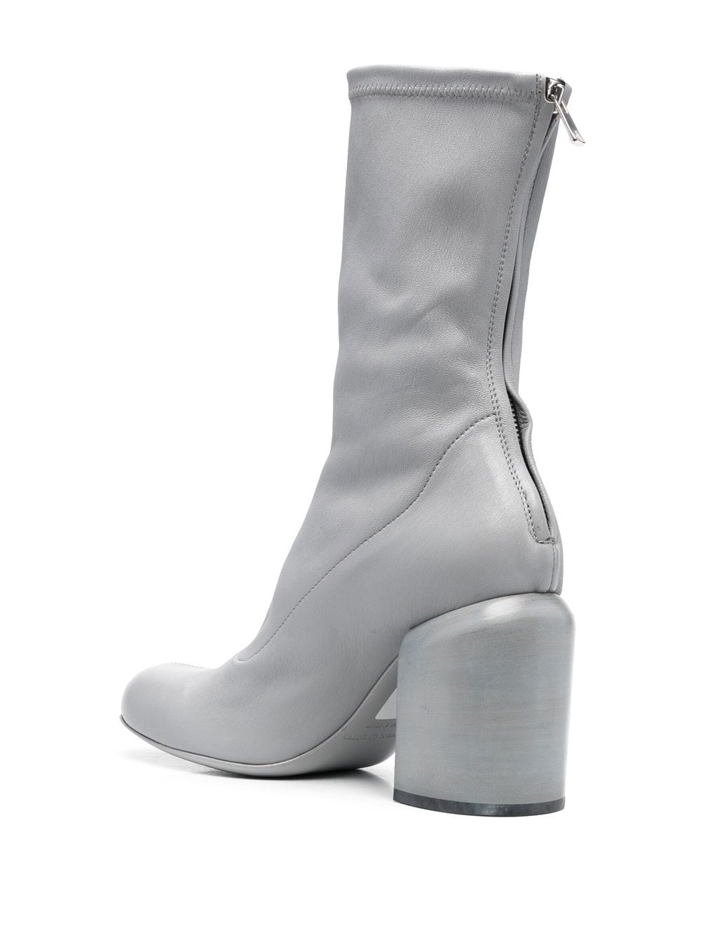 Shop Officine Creative Esther Leather Boots In Grey