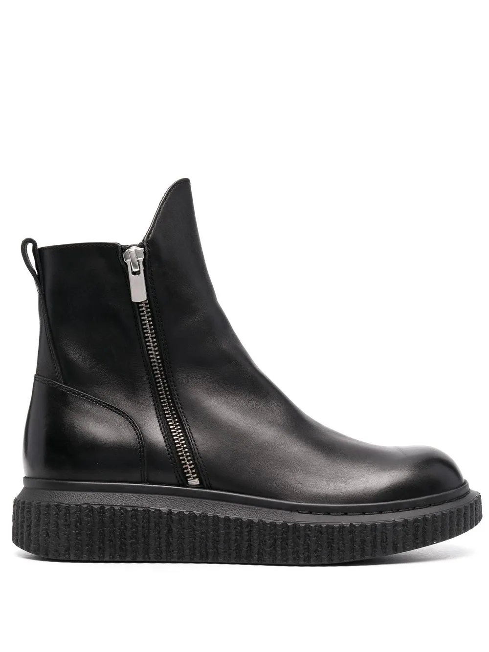 

Officine Creative Keisa zip-up leather boots - Black