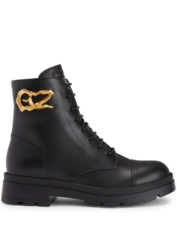 giuseppe zanotti combat boots