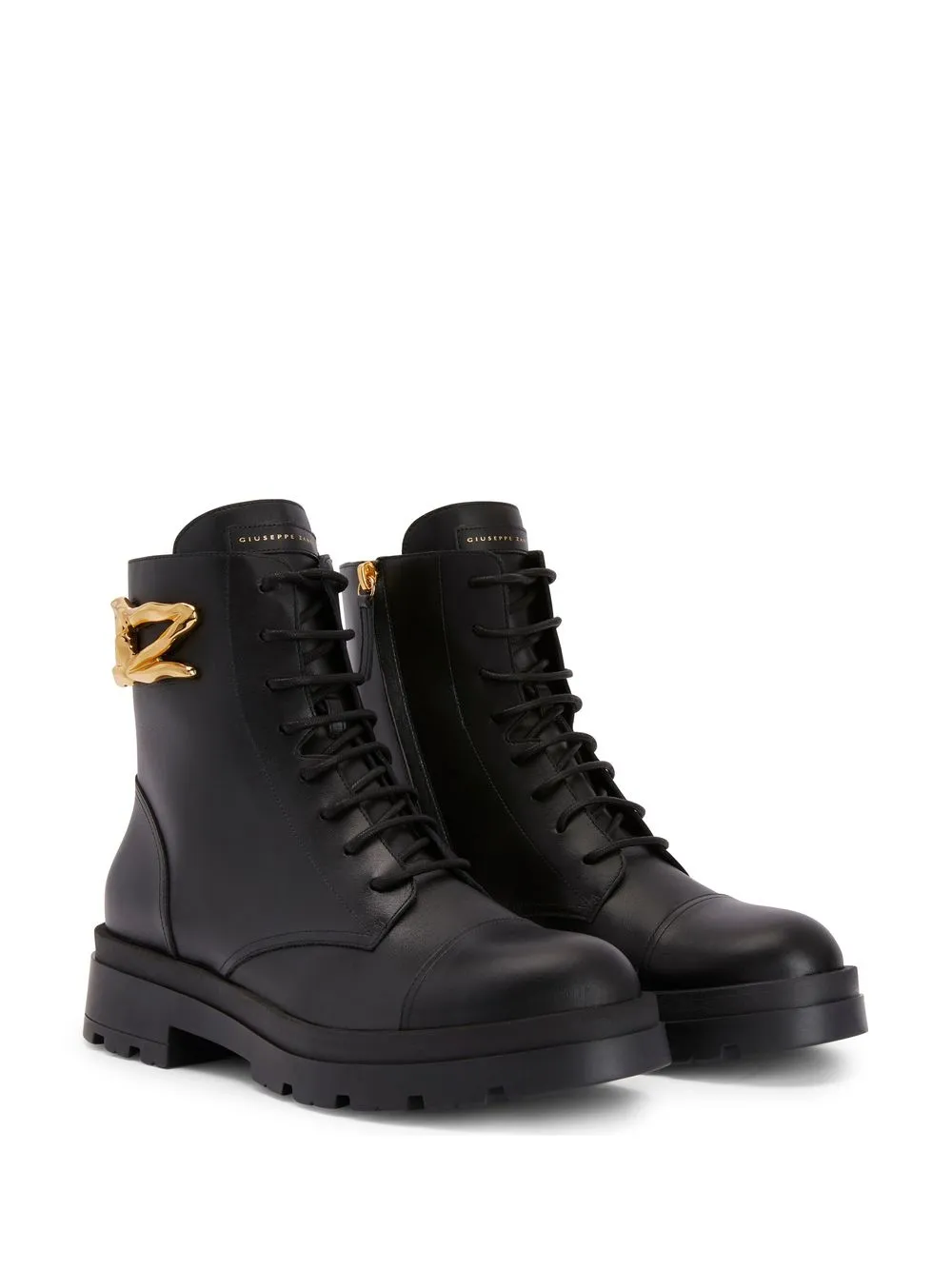 Giuseppe Zanotti Harlock Zali combat boots Black