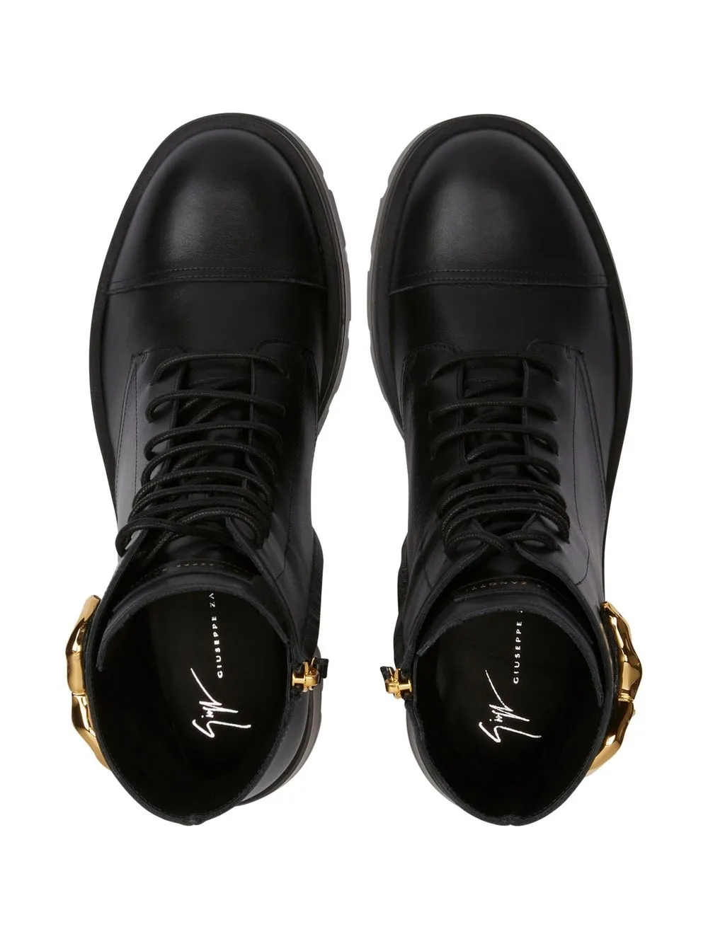 Giuseppe Zanotti Harlock Zali combat boots Black