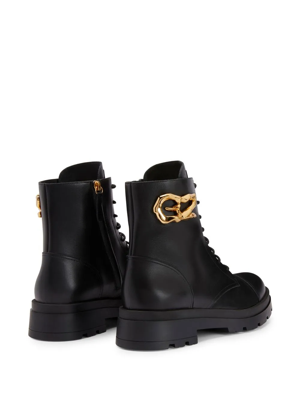 Giuseppe Zanotti Harlock Zali combat boots Black