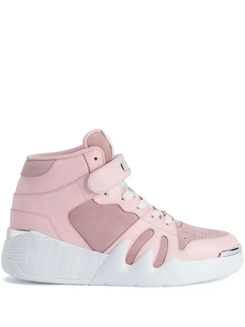 Giuseppe Zanotti high-top suede-panel sneakers