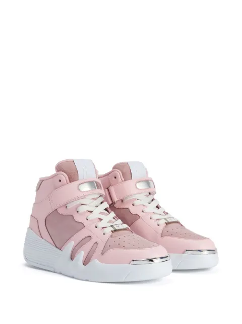 Giuseppe Zanotti high-top suede-panel sneakers RW20032003 - 1