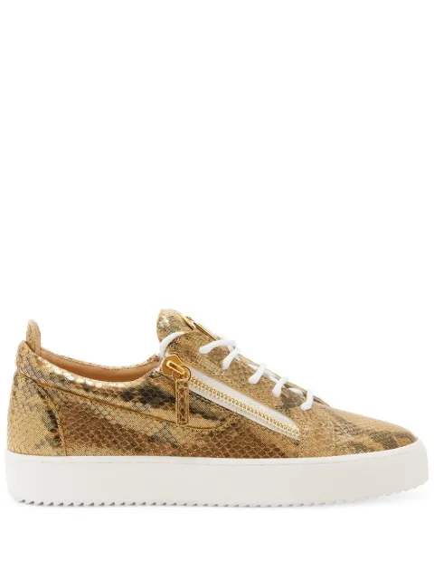Giuseppe Zanotti Frankie snakeskin-effect sneakers