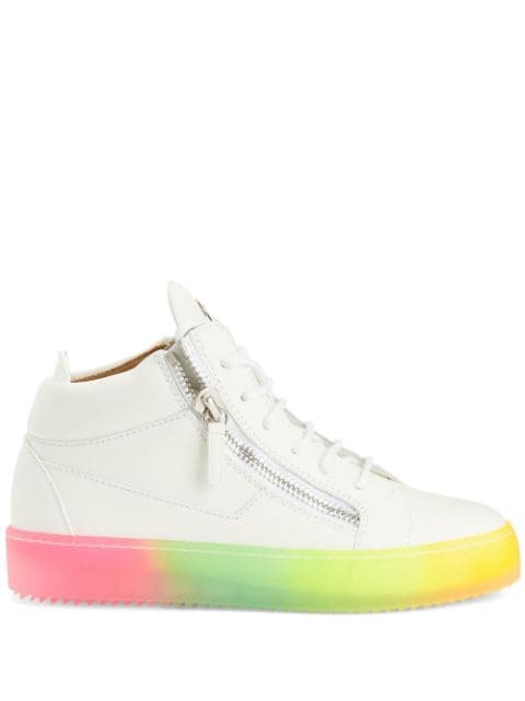 Kriss rainbow-print sneakers