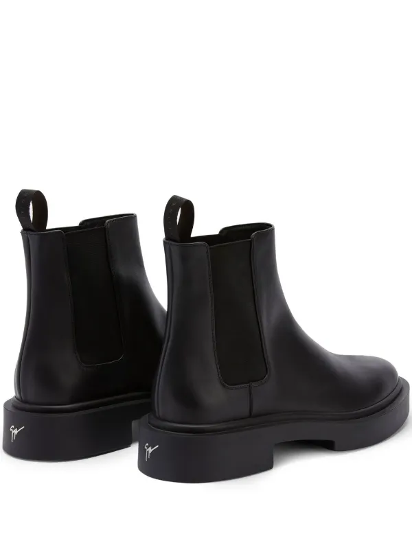 Giuseppe Zanotti Aston Leather Chelsea Boots Farfetch