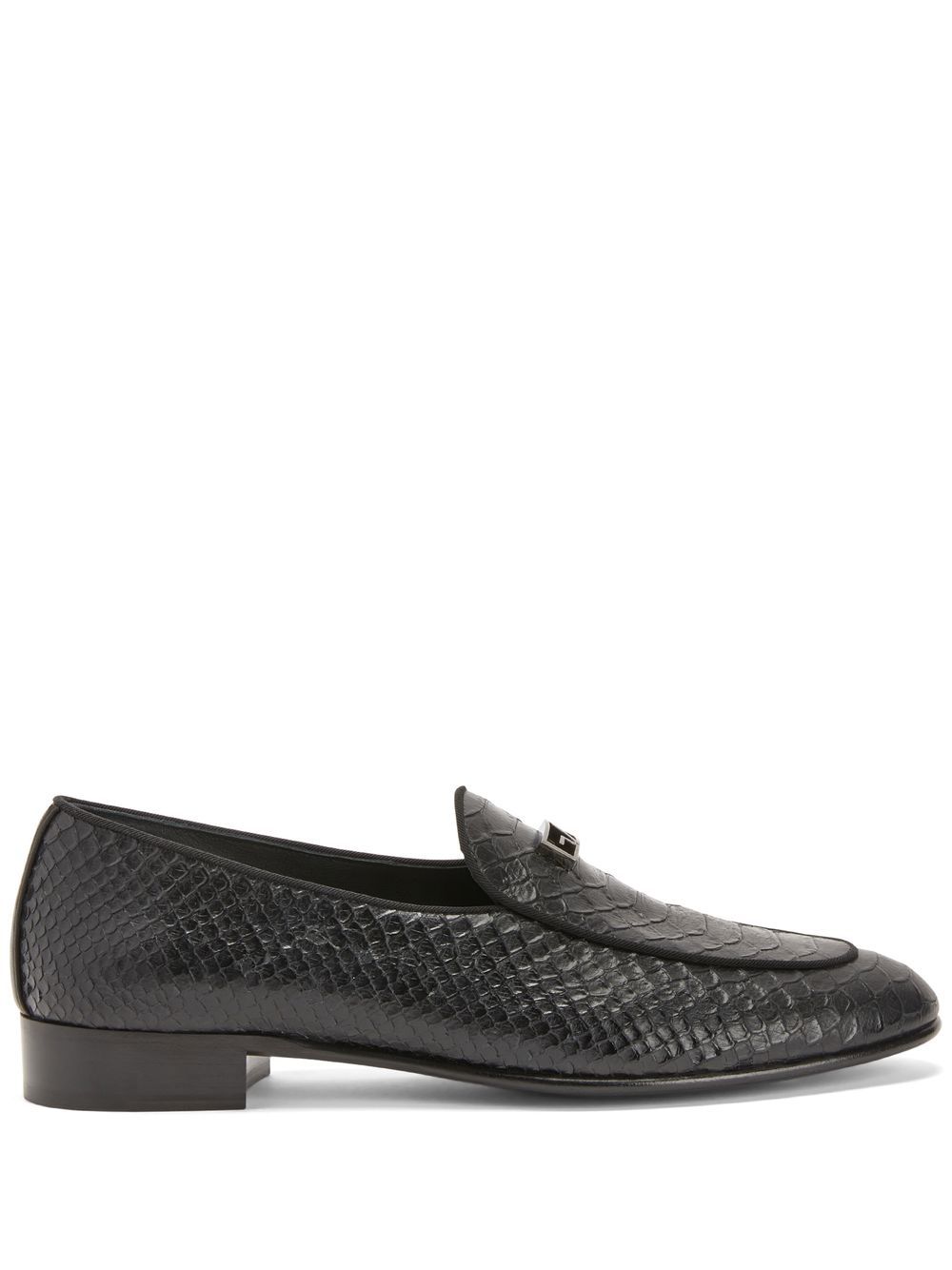 

Giuseppe Zanotti GZ Rudolph leather loafers - Black