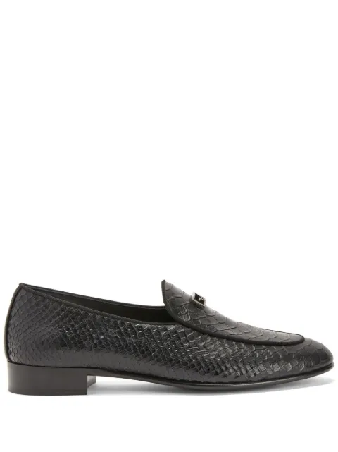 Giuseppe Zanotti GZ Rudolph leather loafers