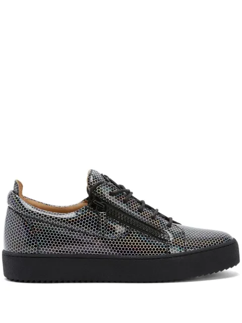 Giuseppe Zanotti zapatos de vinilo con motivo de panal
